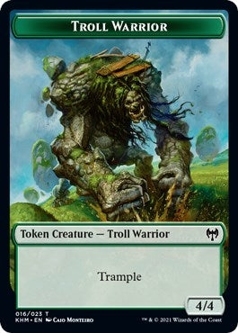 Image for Troll Warrior Token (16) - Magic: The Gathering
