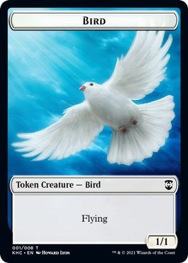 Bird (001) // Soldier Double-Sided Token (1 // 4) (Commander: Kaldheim)
