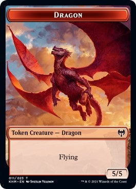 Dragon // Thopter Double-Sided Token (11 // 8) (Commander: Kaldheim)