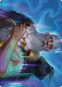 Alrund, God of the Cosmos Art Card (9) (Art Series: Kaldheim)