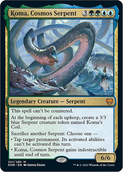 Koma, Cosmos Serpent (221) (Promo Pack: Kaldheim)
