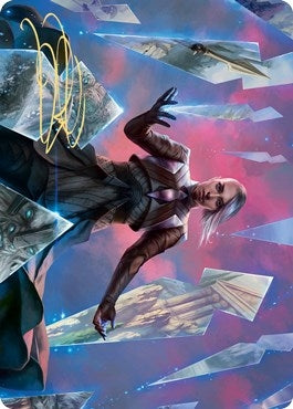 Behold the Multiverse Art Card (Gold-Stamped Signature) (10) (Art Series: Kaldheim)