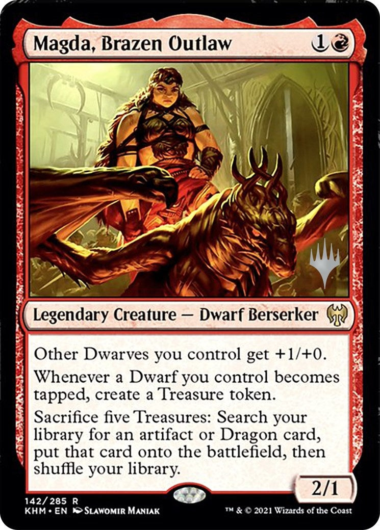 Magda, Brazen Outlaw (142) (Promo Pack: Kaldheim)