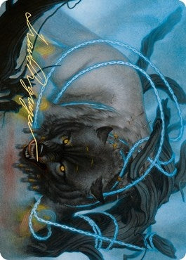 Bind the Monster Art Card (Gold-Stamped Signature) (11) (Art Series: Kaldheim)