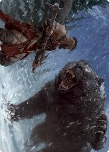 Blizzard Brawl Art Card (41) (Art Series: Kaldheim)