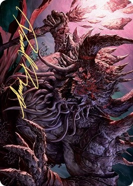 Dream Devourer Art Card (Gold-Stamped Signature) (23) (Art Series: Kaldheim)