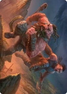 Dwarven Reinforcements Art Card (33) (Art Series: Kaldheim)