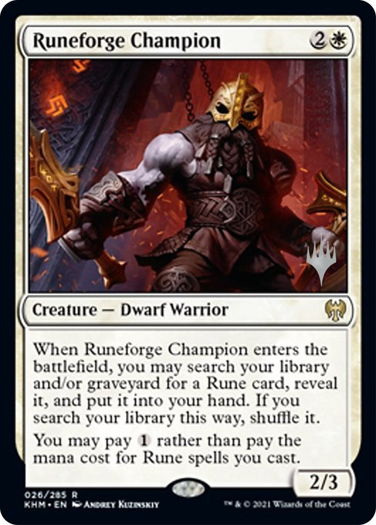 Runeforge Champion (26) (Promo Pack: Kaldheim)