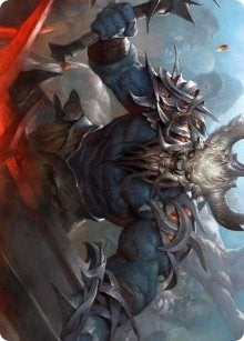 Frenzied Raider Art Card (34) (Art Series: Kaldheim)