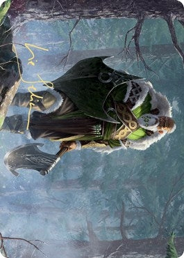 Fynn, the Fangbearer Art Card (Gold-Stamped Signature) (44) (Art Series: Kaldheim)