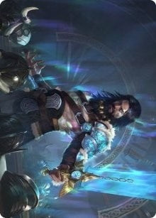 Halvar, God of Battle Art Card (2) (Art Series: Kaldheim)