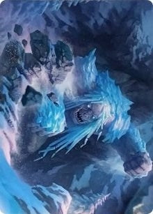 Icehide Troll Art Card (46) (Art Series: Kaldheim)