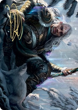 Jorn, God of Winter Art Card (Gold-Stamped Signature) (47) (Art Series: Kaldheim)