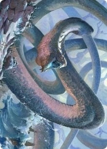 Koma, Cosmos Serpent Art Card (60/81) (60) (Art Series: Kaldheim)