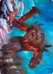 Quakebringer Art Card (37) (Art Series: Kaldheim)