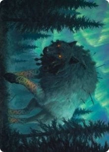 Sarulf, Realm Eater Art Card (65) (Art Series: Kaldheim)