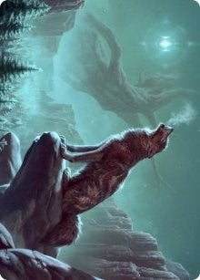 Sarulf's Packmate Art Card (51) (Art Series: Kaldheim)