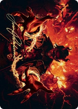 Tibalt's Trickery Art Card (Gold-Stamped Signature) (38) (Art Series: Kaldheim)