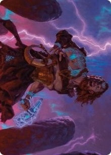 Toralf, God of Fury Art Card (39) (Art Series: Kaldheim)