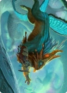 Toski, Bearer of Secrets Art Card (52) (Art Series: Kaldheim)