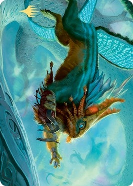 Toski, Bearer of Secrets Art Card (Gold-Stamped Signature) (52) (Art Series: Kaldheim)