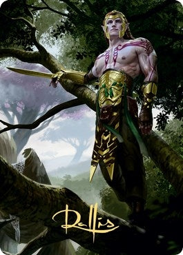 Tyvar Kell Art Card (Gold-Stamped Signature) (53)