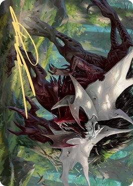 Vorinclex, Monstrous Raider Art Card (54/81) (Gold-Stamped Signature) (54) (Art Series: Kaldheim)