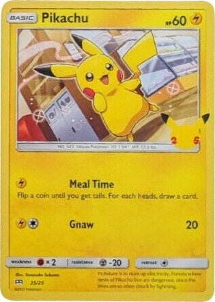 Image for Pikachu (025/025) (McDonald's 25th Anniversary Promos) - Pokemon