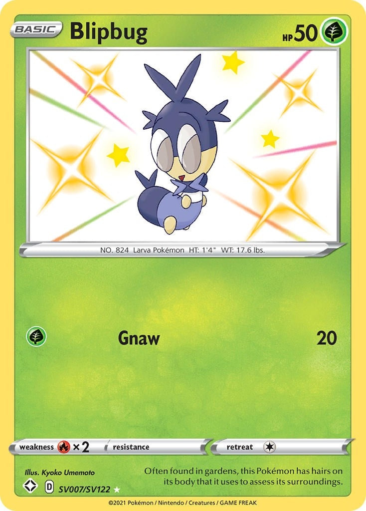Image for Blipbug (SV007/SV122) (Shining Fates: Shiny Vault) - Pokemon