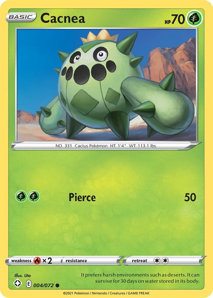 Image for Cacnea (004/072) (Shining Fates) - Pokemon