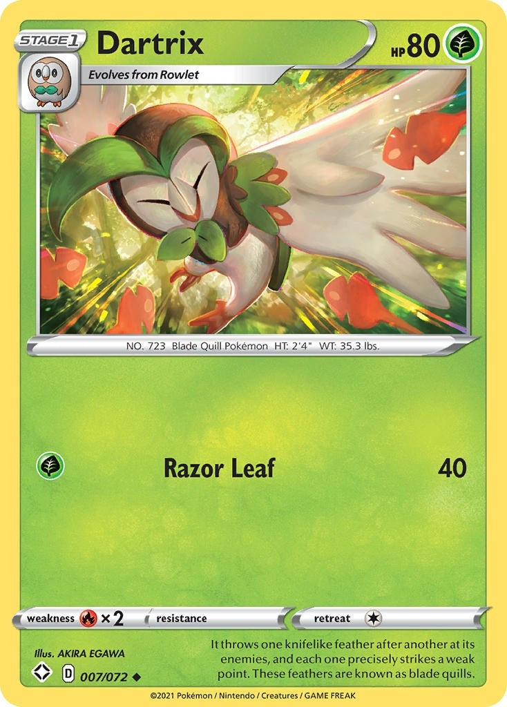 Image for Dartrix (007/072) (Shining Fates) - Pokemon