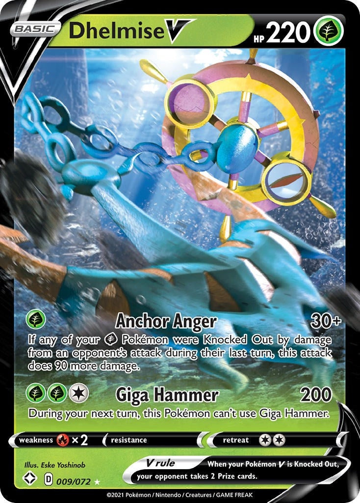 Image for Dhelmise V (009/072) (Shining Fates) - Pokemon