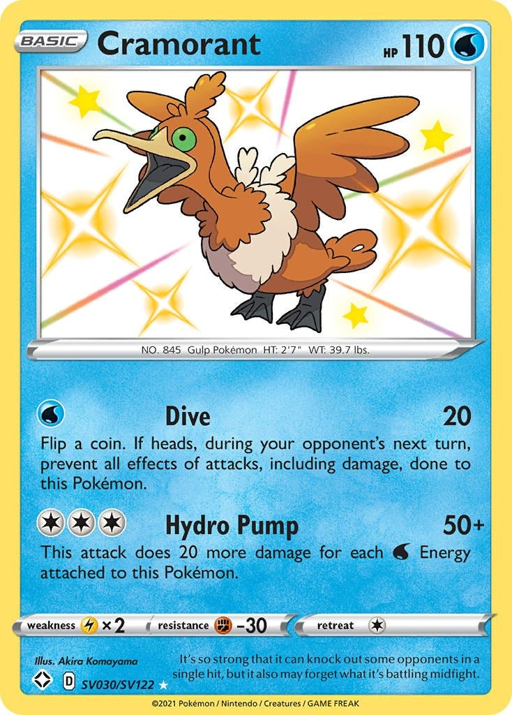Image for Cramorant (SV030/SV122) (Shining Fates: Shiny Vault) - Pokemon