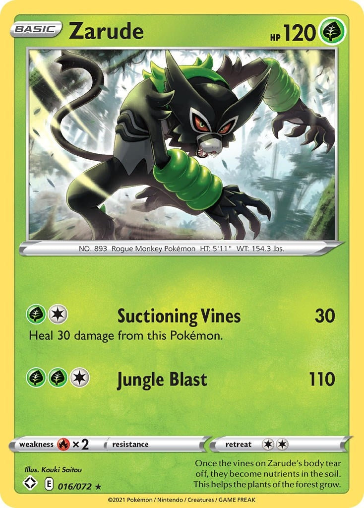 Image for Zarude (016/072) (Shining Fates) - Pokemon