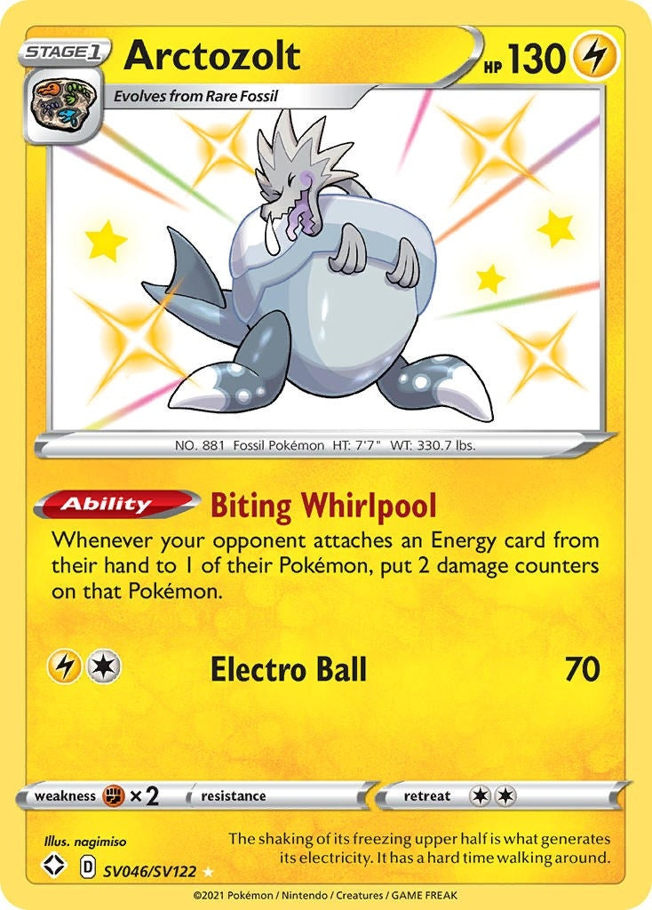 Image for Arctozolt (SV046/SV122) (Shining Fates: Shiny Vault) - Pokemon