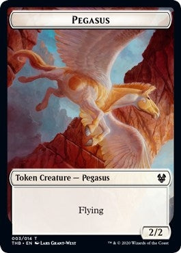 Pegasus // Wall Double-Sided Token (Challenger 2021) (3 // 14) (Unique and Miscellaneous Promos)