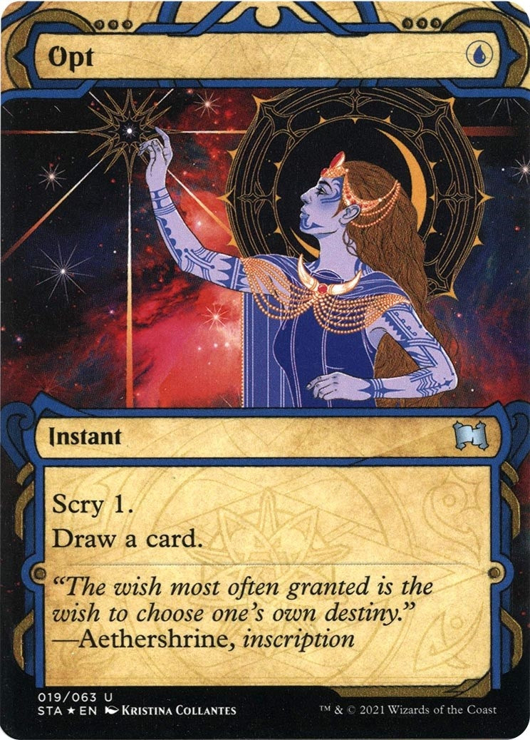 Opt (Foil Etched) (19) (Strixhaven: Mystical Archives)
