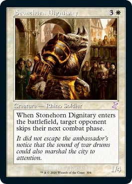 Stonehorn Dignitary (304) (Time Spiral: Remastered)