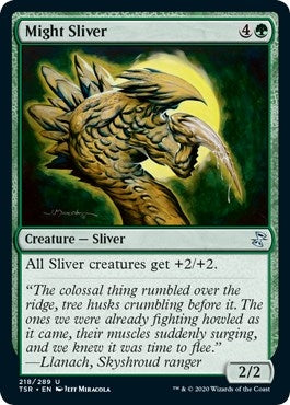 Might Sliver (218) (Time Spiral: Remastered)