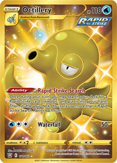 Image for Octillery (Secret) (178/163) (SWSH05: Battle Styles) - Pokemon