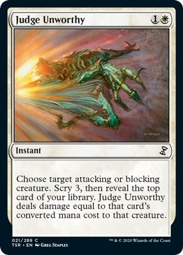 Judge Unworthy (21) (Time Spiral: Remastered)