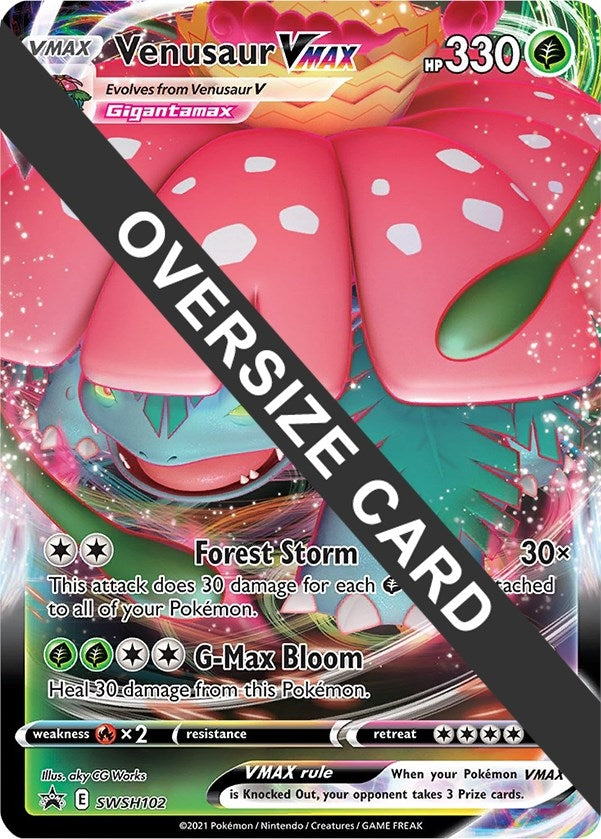 Image for Venusaur VMAX - SWSH102 (SWSH102) (Jumbo Cards) - Pokemon