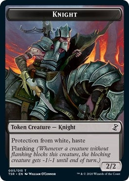 Knight Token (5) (Time Spiral: Remastered)