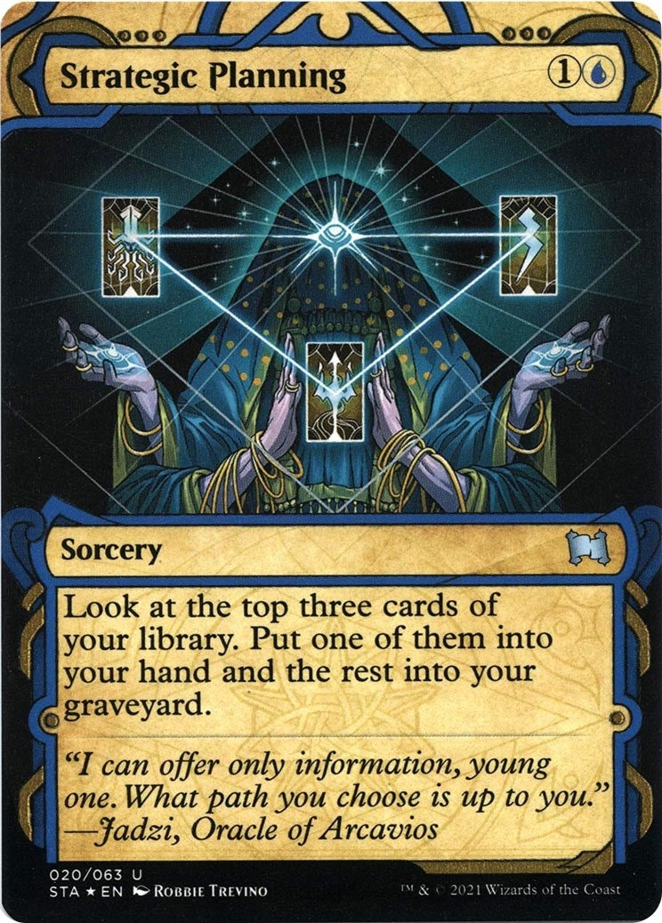 Strategic Planning (Foil Etched) (20) (Strixhaven: Mystical Archives)