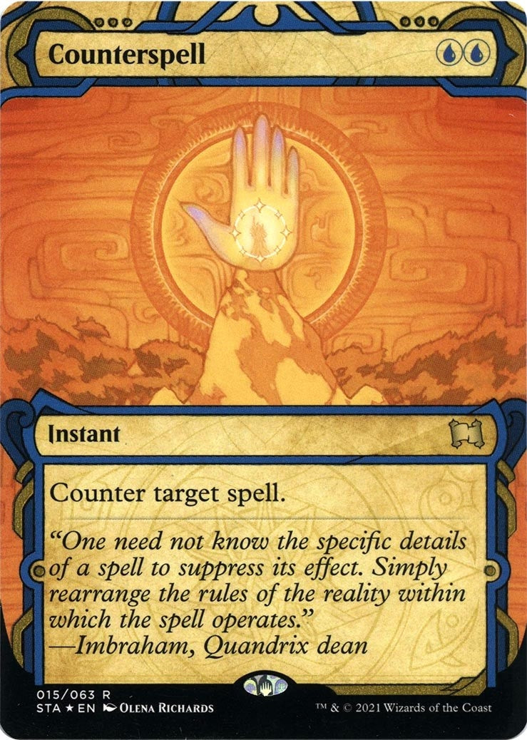 Counterspell (Foil Etched) (15) (Strixhaven: Mystical Archives)