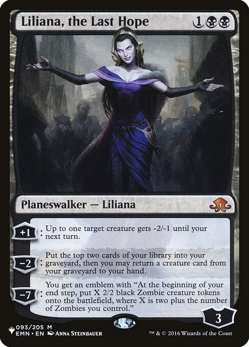 Liliana, the Last Hope (093/205) (The List Reprints)