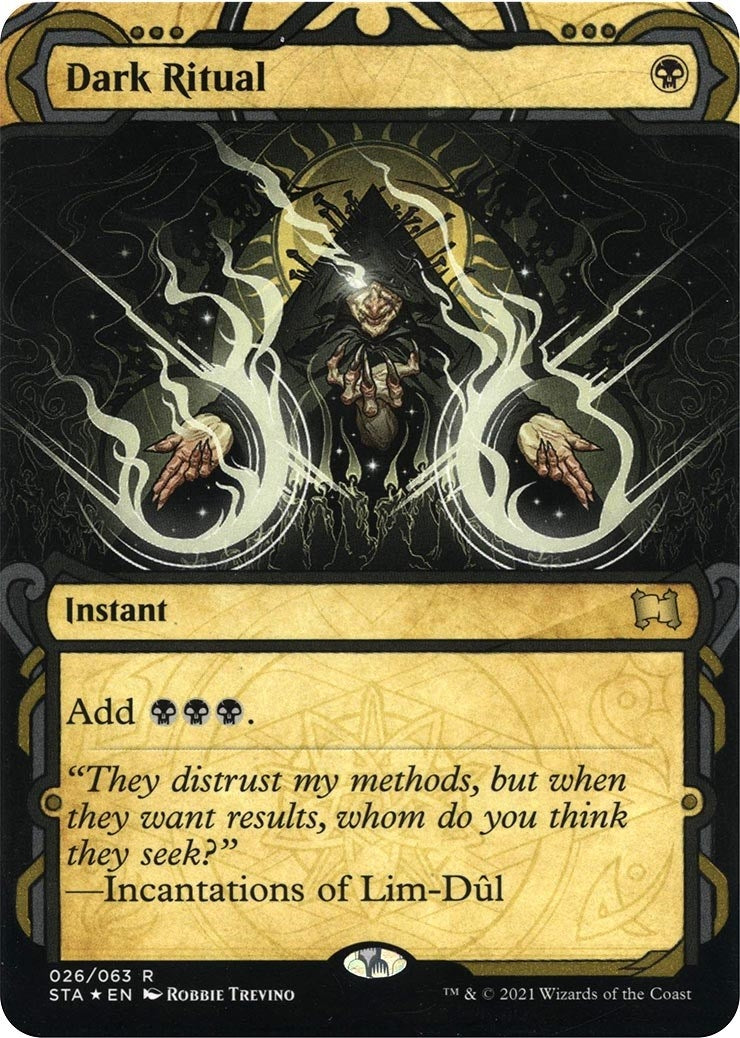 Dark Ritual (Foil Etched) (26) (Strixhaven: Mystical Archives)