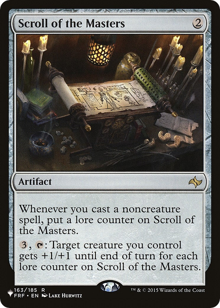 Scroll of the Masters (163/185) (The List Reprints)