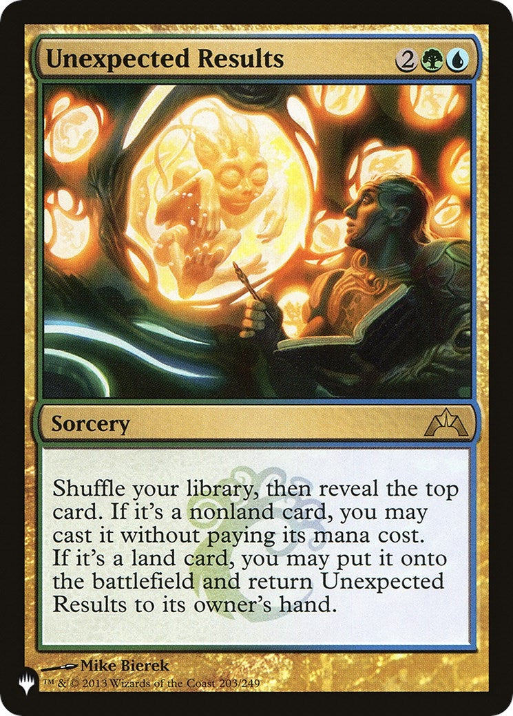 Image for Unexpected Results (203/249) - Magic: The Gathering