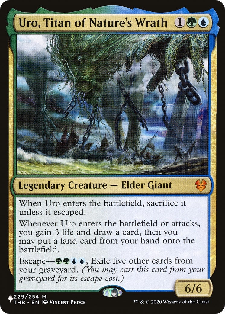 Uro, Titan of Nature's Wrath (229/254) (The List Reprints)